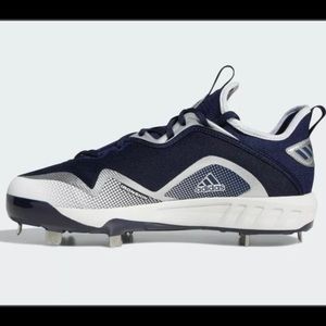 Adidas Icon 6 Cleat Metal Baseball Cleats Navy/White Mens Size 11.5 (FV9343)